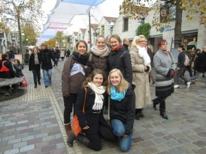 In Bercy, Paris with some German au pairs