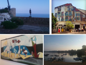Pablo Picasso house collage