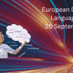 image with words "European Day of Languages 26 Sepember"