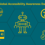 A series of icons indicating digital literacy and accessibility awareness