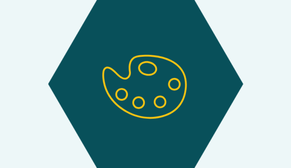 An icon representing creativity and innovation