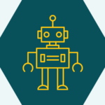 An icon of a robot