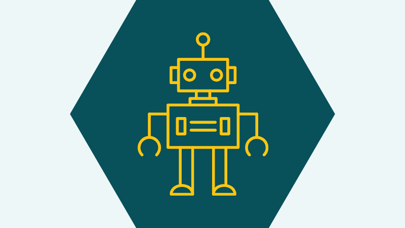 An icon of a robot