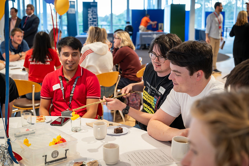 A group of students at the Doctoral Welcome event