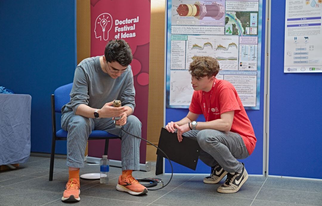A photo of Noah Tucker at the Doctoral Festival of Ideas