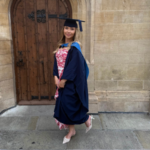 A photograph of Sophie Westen at her graduation