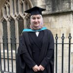 A photogaph of Mariam Amhaz at her graduation