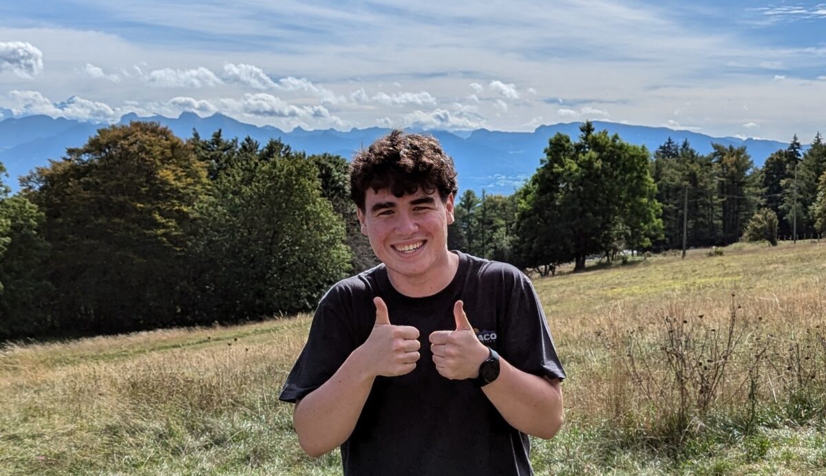 A photograph of Callum Rynne