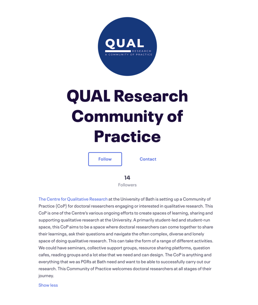 QUAL Research CoP – Developing Research Skills Together as QUAL ...