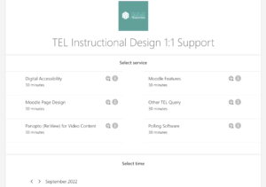 TEL Booking Calendar