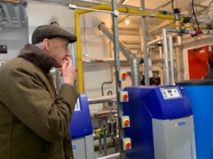 Bishops Palace Wells, Boiler Room and Man