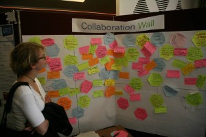 Problems and answers on the "Collaboration wall"