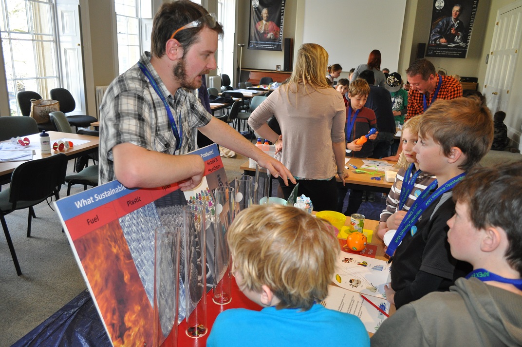 Paul explains some renewable materials