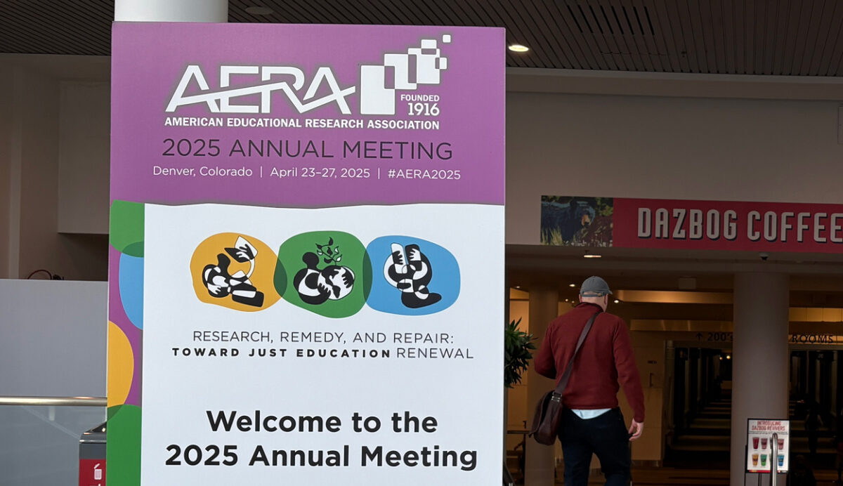 A banner for the 2025 American Educational Research Association (AERA) Annual Meeting.
