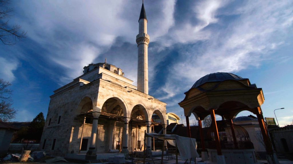 Rebuilding of Ferhadija Mosque, Banja Luka, Bosnia & Herzegovina. Image: Derek Wiesehahn. Copyright 2016 Vast Productions USA