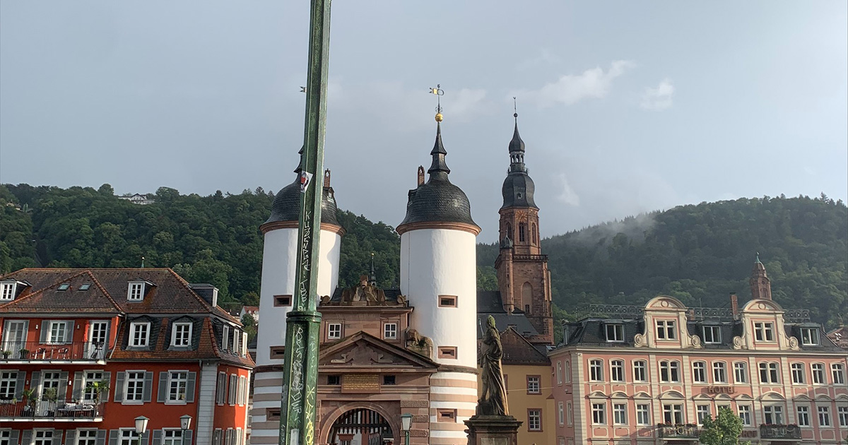 picture of town center of Heidelberg, Germany