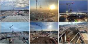 Site progress throughout my placement at Old Oak Common.