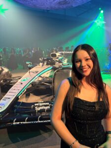 Getting up close with a Mercedes Formula 1 car at one of the highlights of my placement year.