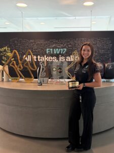 At the Mercedes AMG PETRONAS Formula One Team factory in Brackley.