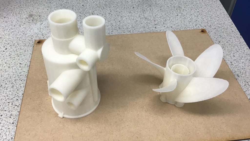 Complex 3D printed components