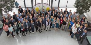 Dr García Mira (centre) and colleagues at the Connecting Nature Kick Off Meeting