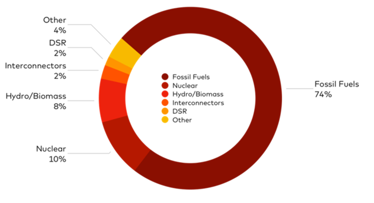 Figure 3: Tempus Data for CM funding breakdown