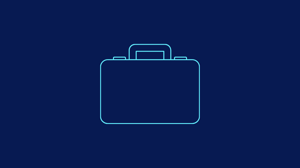 Icon of a briefcase
