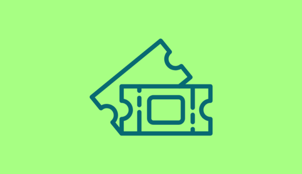 Icon showing two tickets
