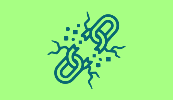 Broken chain symbol