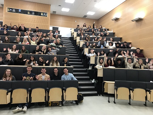 Students in lecture room