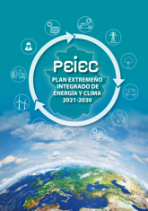 Cover of the Plan Extremeño Integrado de Energía y Clima