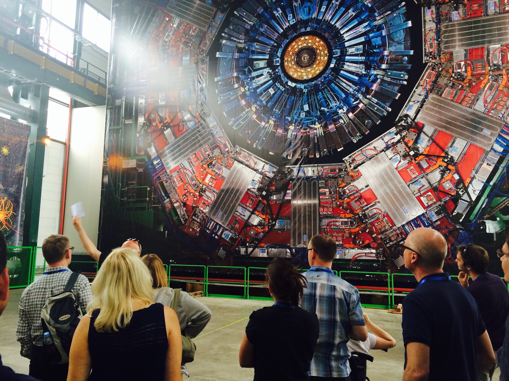 CERN group around collider