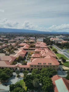 View from Hoover Tower on Stanford’s campus.