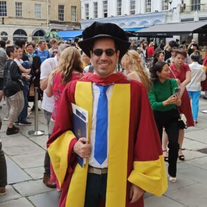 Sotirios on his graduation day