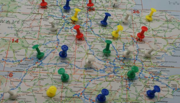 Pins in a Map