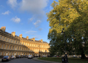 image showing part of The Circus in Bath. 