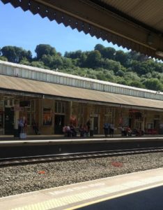 Inside Bath Spa train station