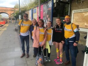 picture of me and my family before I ran the London marathon