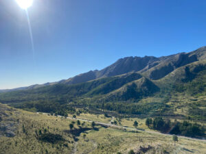 Landscape view of the mountain Sierra de la Ventana, Argentina