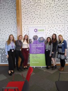 University of Bath students who attended the WES Conference 2019